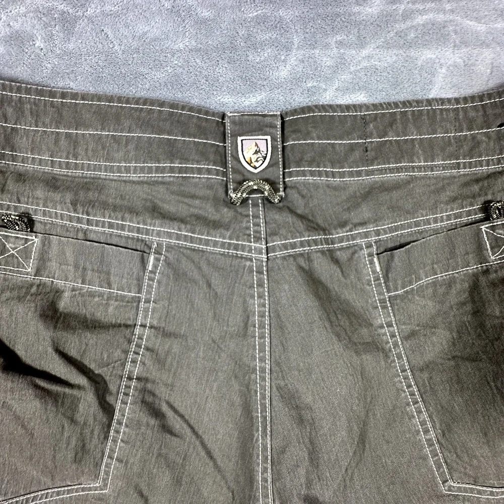 Kuhl Renegade Performance Shorts Men 38 Brown Canvas Hiking Climbing Utility 11